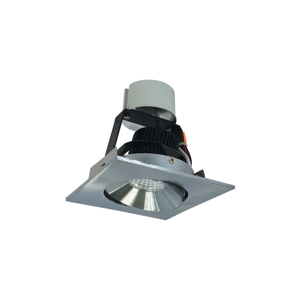 4" Iolite LED Square Adjustable Cone Retrofit, 800lm / 14W, 5000K, Natural Metal Reflector /