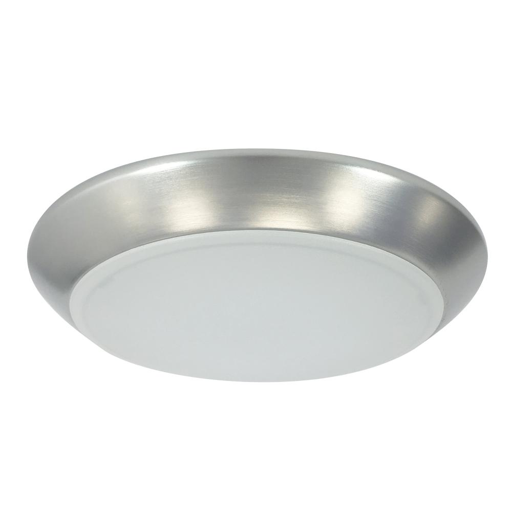 8" AC Opal LED Surface Mount, 2150lm / 30W, 4000K, Natural Metal finish