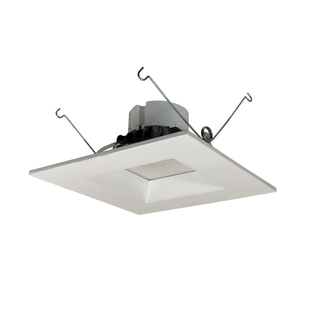 6" Onyx Square LED Retrofit Reflector, 750lm / 12W, 4000K, White finish