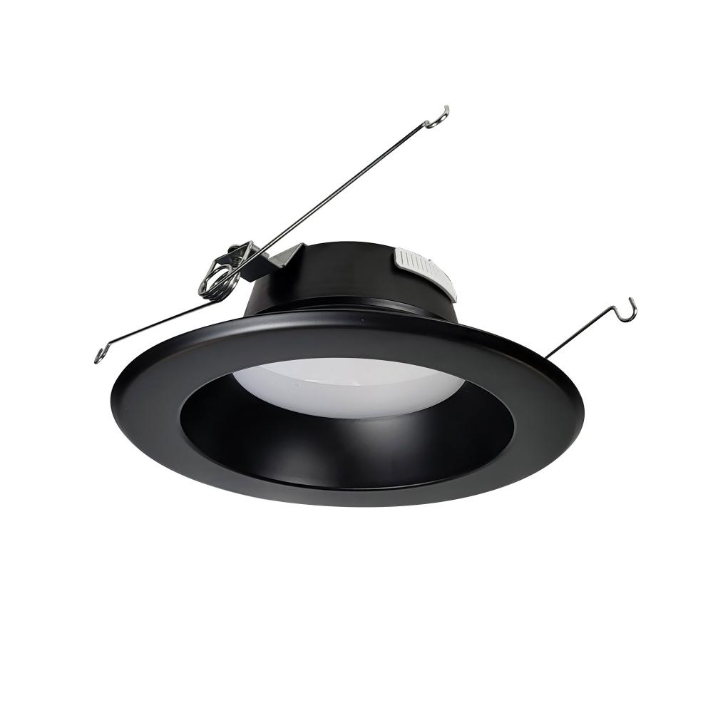 5"/6" AC Onyx LED Retrofit Reflector, Selectable CCT, 1150lm / 16.5W, Black finish