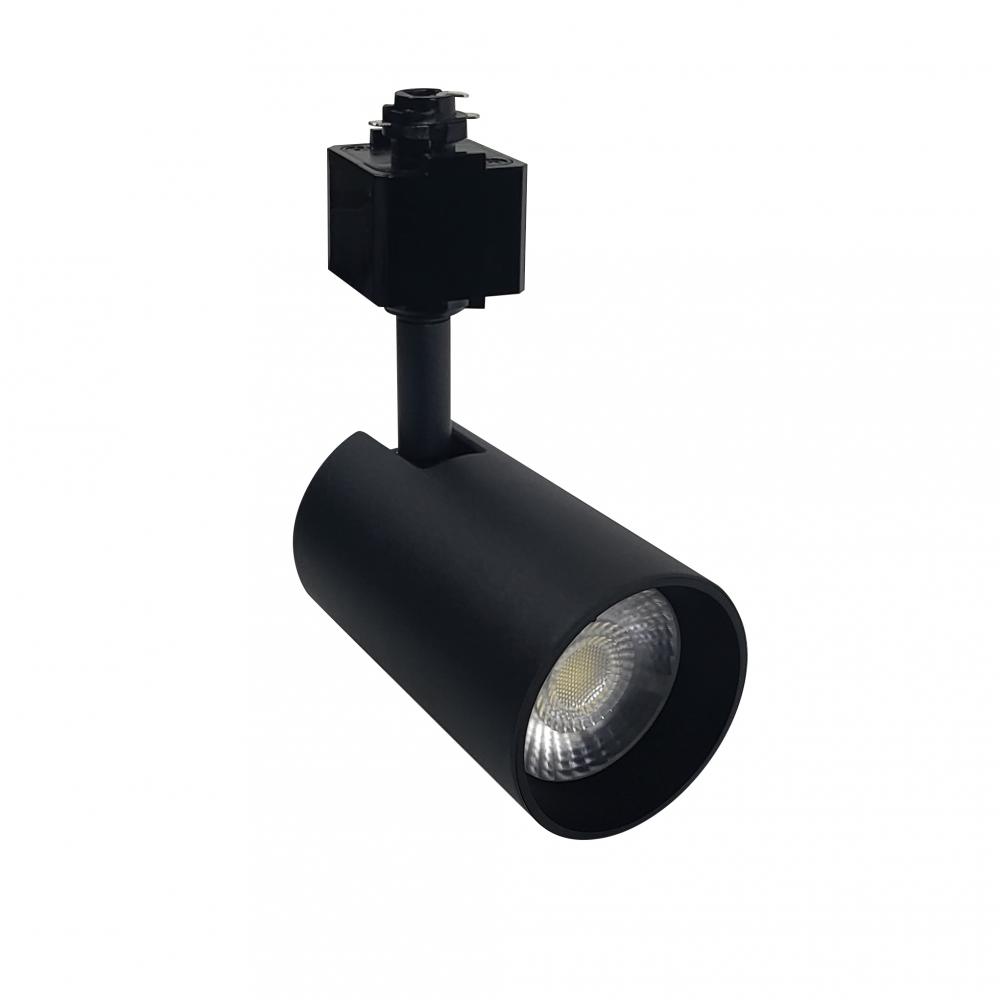 MAX Mini LED Track Head, 1000lm / 13W, 3000K, Narrow Flood optic, Black finish