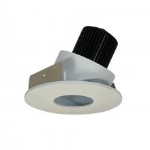 Nora NIO-4RPHA30QWW - 4" Iolite LED Round Adjustable Pinhole, 10-Degree Optic, 800lm / 12W, 3000K, White Pinhole /