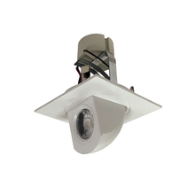 Nora NLCBC-487030XW/A - 4" Cobalt Square Adjustable Elbow LED Retrofit, 800lm / 12W, 3000K, White Finish