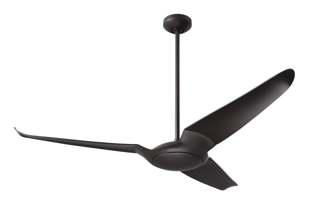 IC/Air (3 Blade ) Fan; Dark Bronze Finish; 56" Dark Blades; No Light; Wall Control