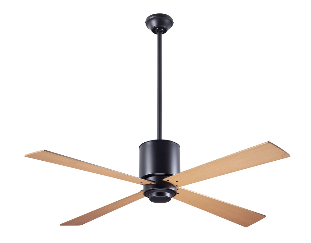 Lapa Fan; Dark Bronze Finish; 50" Maple Blades; No Light; Fan Speed and Light Control (3-wire)