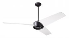 Modern Fan Co. AMB-MB-56-MW-NL-WC - Ambit DC Fan- Matte Black Finish; 56" Matte White Blades; No Light; Wall Control