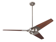 Modern Fan Co. TOR-BN-52-MG-NL-002 - Torsion Fan; Bright Nickel Finish; 52" Mahogany Blades; No Light; Fan Speed and Light Control (3