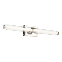 Kichler 55239PNLED - Laurene 31" Linear Bath Bar Large LED with Clear Glass in Chrome