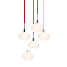 Sonneman 3565.01R-5 - Demi Oval 5-Light Pendant