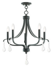 Livex Lighting 40785-92 - 5 Light English Bronze Chandelier