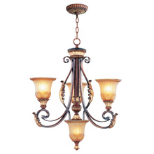 Livex Lighting 8574-63 - 4 Light VBZ Chandelier