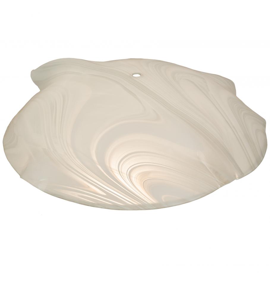 16" Wide Metro Blanco Swirl Shade