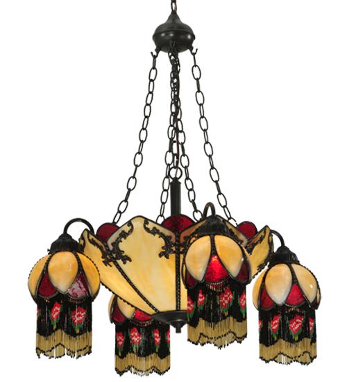 29"W Isabella 4 Arm Chandelier