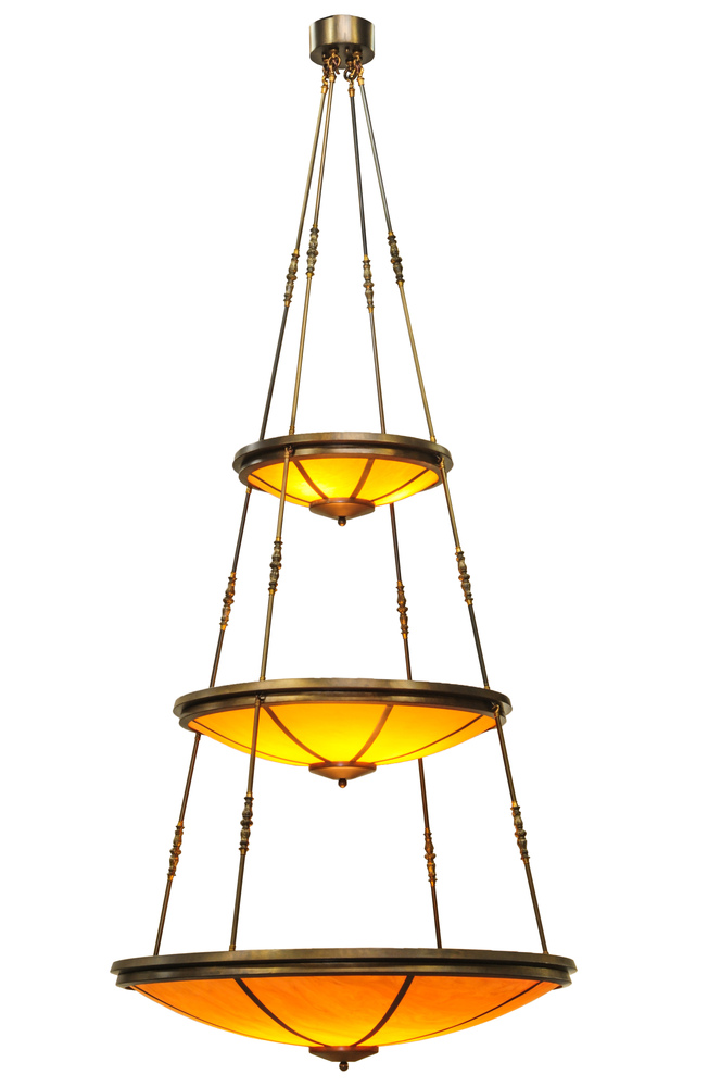 47"W Commerce 3 Tier Pendant