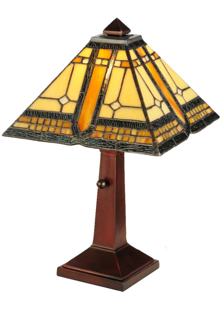 16"H Sierra Prairie Mission Accent Lamp