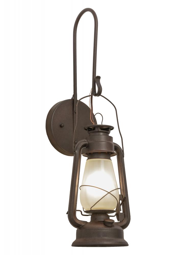 7"W Miners Lantern Wall Sconce