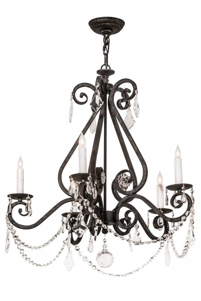 26" Wide Adrianna 5 Light Chandelier