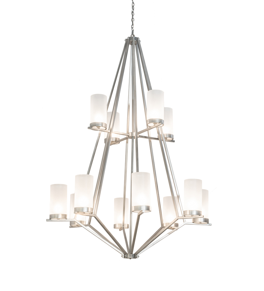 60" Wide Galen 12 Light Two Tier Chandelier