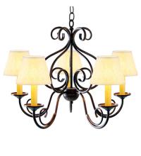 Meyda Blue 115230 - 24" Wide Jenna 5 Light Chandelier