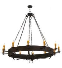 Meyda Blue 115557 - 72"W Parnella 12 LT Chandelier