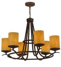 Meyda Blue 116258 - 36" Wide Octavia 6 LT Chandelier