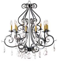 Meyda Blue 117525 - 32" Wide Gia 12 Light Chandelier