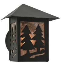 Meyda Blue 118283 - 7" Wide Twin Spruce Trees Wall Sconce