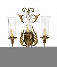 Meyda Blue 120226 - 21" Wide French Elegance 3 Light Wall Sconce