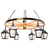 Meyda Blue 120286 - 58" Wide Silverton 6 Light Chandelier