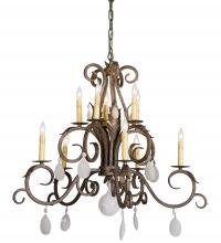 Meyda Blue 120832 - 32" Wide Anassa 10 Light Chandelier