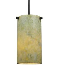 Meyda Blue 121579 - 3.4"W Cilindro Jadestone Mini Pendant