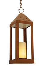 Meyda Blue 138524 - 11.5"Sq Wigodsky Ark Lantern Pendant