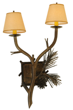 Meyda Blue 141317 - 26" High Lone Pine 2 Light Wall Sconce