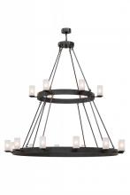 Meyda Blue 153502 - 72"W Chappell 18 LT Two Tier Chandelier