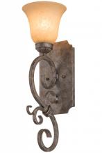 Meyda Blue 159082 - 6"W Thierry Wall Sconce