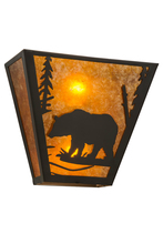 Meyda Blue 169334 - 13" Wide Bear Creek Left Wall Sconce