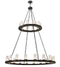 Meyda Blue 169536 - 60"W Loxley 28 LT Two Tier Chandelier