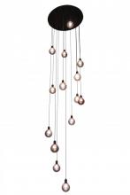 Meyda Blue 171527 - 34"W Bola 14 LT Cascading Pendant