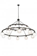 Meyda Blue 182292 - 96"W Bola Tavern 20 LT Two Tier Chandelier