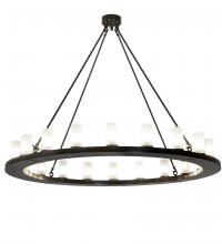 Meyda Blue 190596 - 60" Wide Loxley 20 Light Chandelier