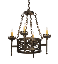 Meyda Blue 195785 - 24" Wide Majella 4 Light Chandelier