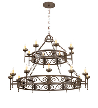 Meyda Blue 201849 - 66" Wide Majella 20 Light Two Tier Chandelier