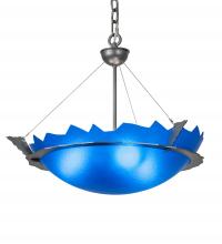 Meyda Blue 223842 - 23" Wide Colline Inverted Pendant