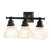 Meyda Blue 227611 - 19" Wide Bungalow 3 Light Wall Sconce