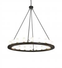 Meyda Blue 230977 - 60" Wide Loxley 20 Light Chandelier