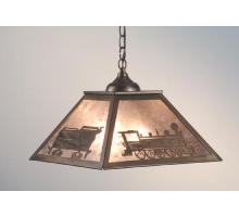 Meyda Blue 98688 - 16" Square Train Pendant