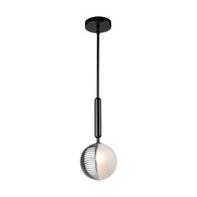 Artcraft AC11880BK - Bolla Collection 1-Light Pendant Black