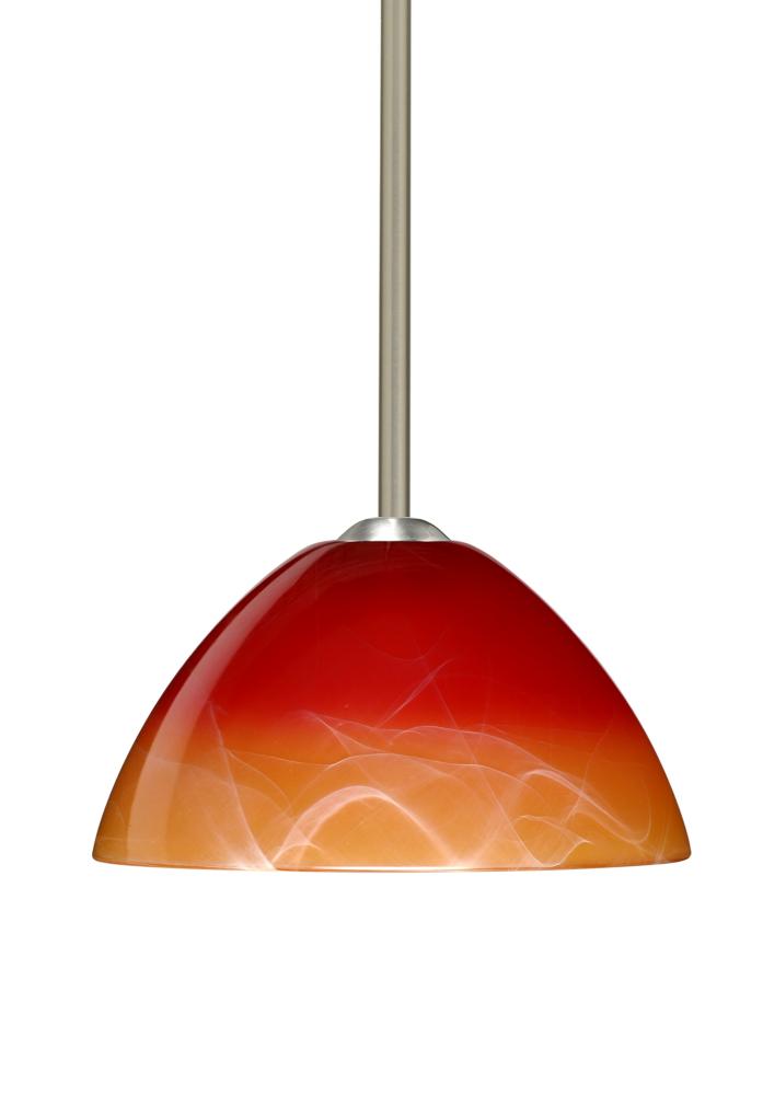 Besa Tessa Pendant Solare Satin Nickel 1x9W LED