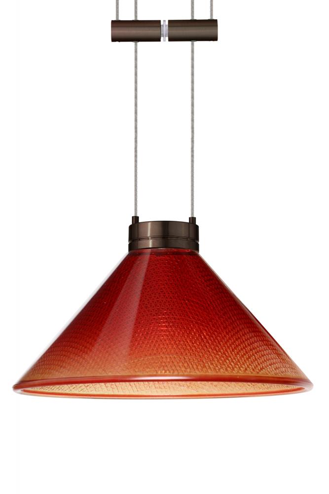 Besa Pendant Kona Bronze Sunset 1x50W Halogen