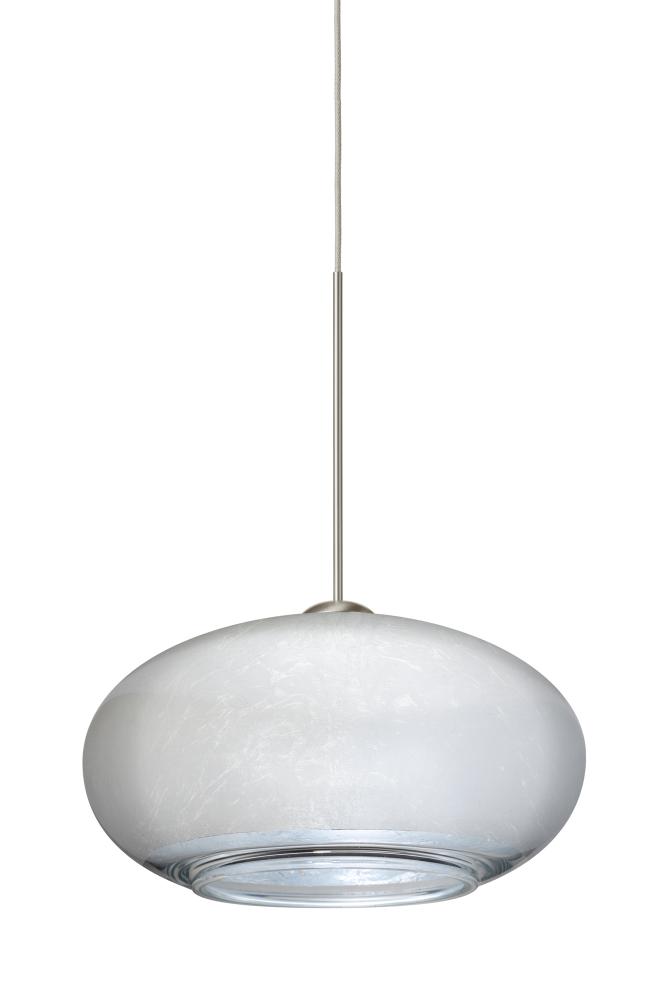 Besa Pendant Brio 7 Satin Nickel Silver Foil 1x6W LED